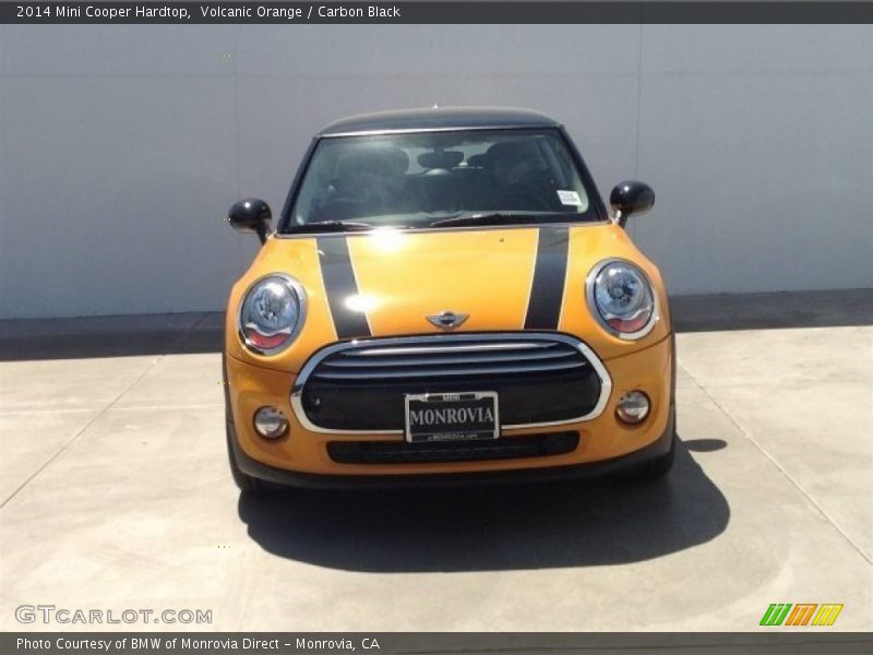 Volcanic Orange / Carbon Black 2014 Mini Cooper Hardtop