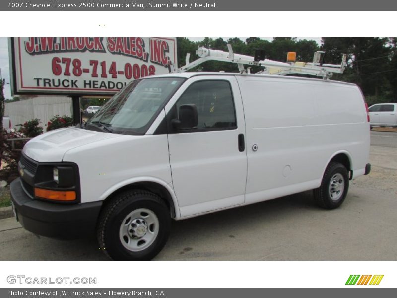 Summit White / Neutral 2007 Chevrolet Express 2500 Commercial Van