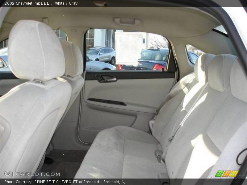 White / Gray 2009 Chevrolet Impala LT