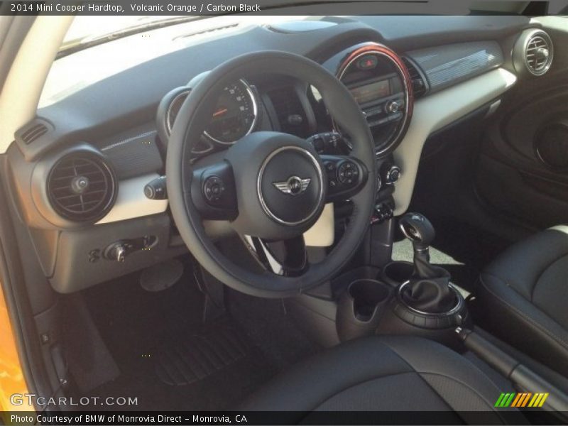 Volcanic Orange / Carbon Black 2014 Mini Cooper Hardtop