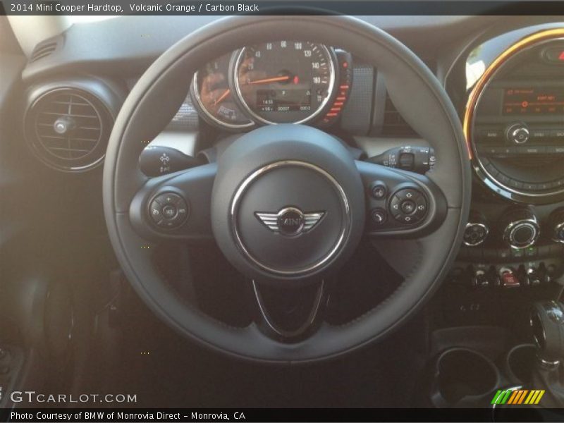 Volcanic Orange / Carbon Black 2014 Mini Cooper Hardtop
