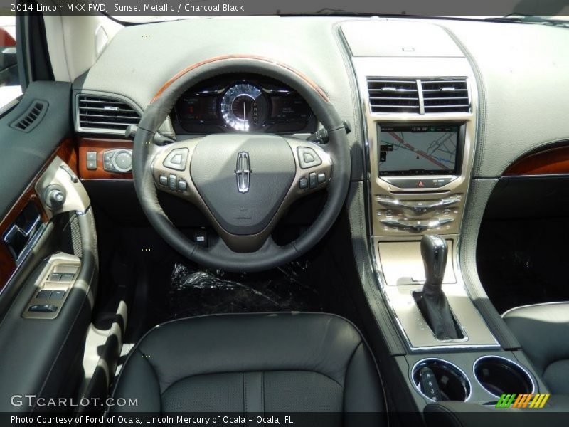 Sunset Metallic / Charcoal Black 2014 Lincoln MKX FWD