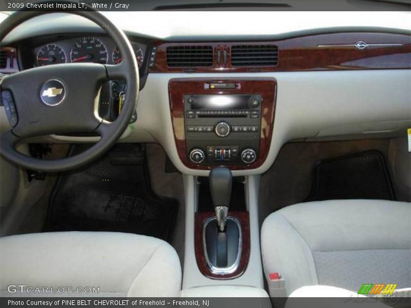 White / Gray 2009 Chevrolet Impala LT