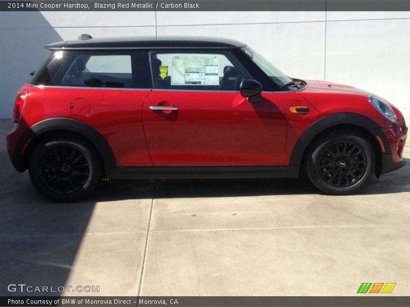  2014 Cooper Hardtop Blazing Red Metallic