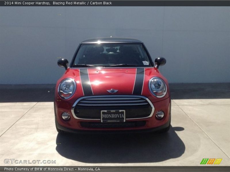 Blazing Red Metallic / Carbon Black 2014 Mini Cooper Hardtop