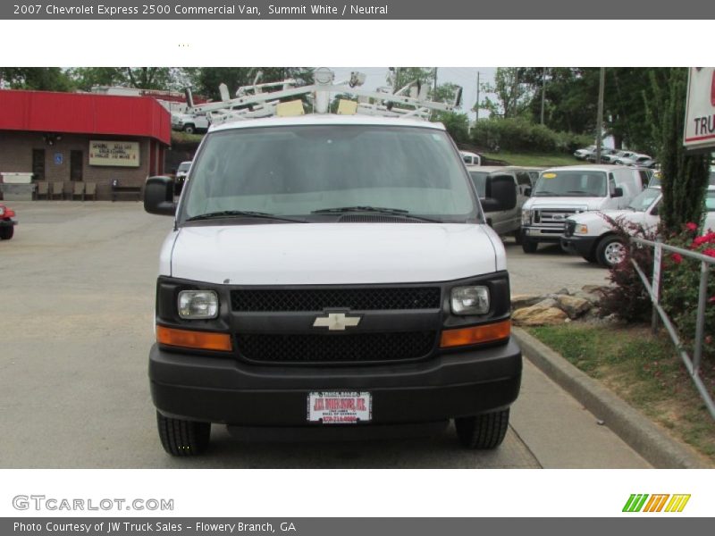 Summit White / Neutral 2007 Chevrolet Express 2500 Commercial Van