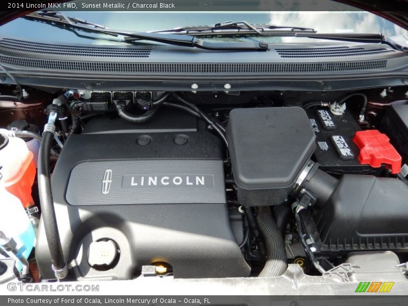 Sunset Metallic / Charcoal Black 2014 Lincoln MKX FWD
