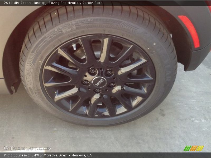 Blazing Red Metallic / Carbon Black 2014 Mini Cooper Hardtop