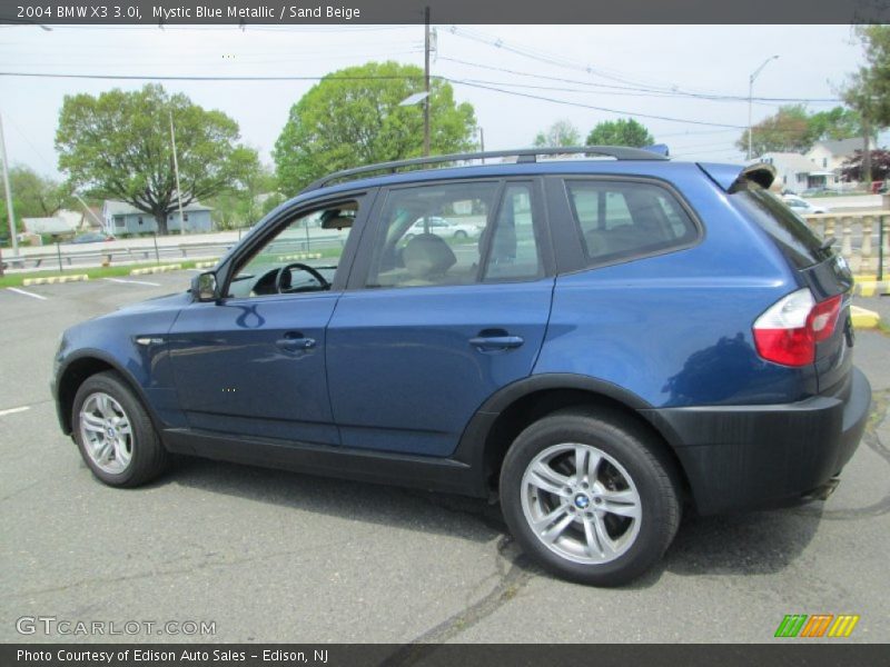 Mystic Blue Metallic / Sand Beige 2004 BMW X3 3.0i