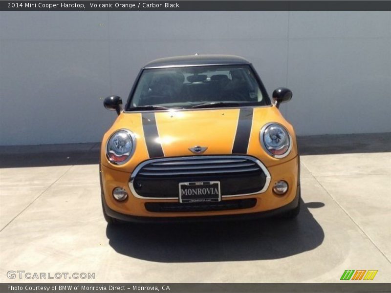 Volcanic Orange / Carbon Black 2014 Mini Cooper Hardtop