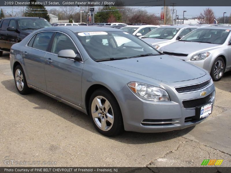 Golden Pewter Metallic / Ebony 2009 Chevrolet Malibu LT Sedan