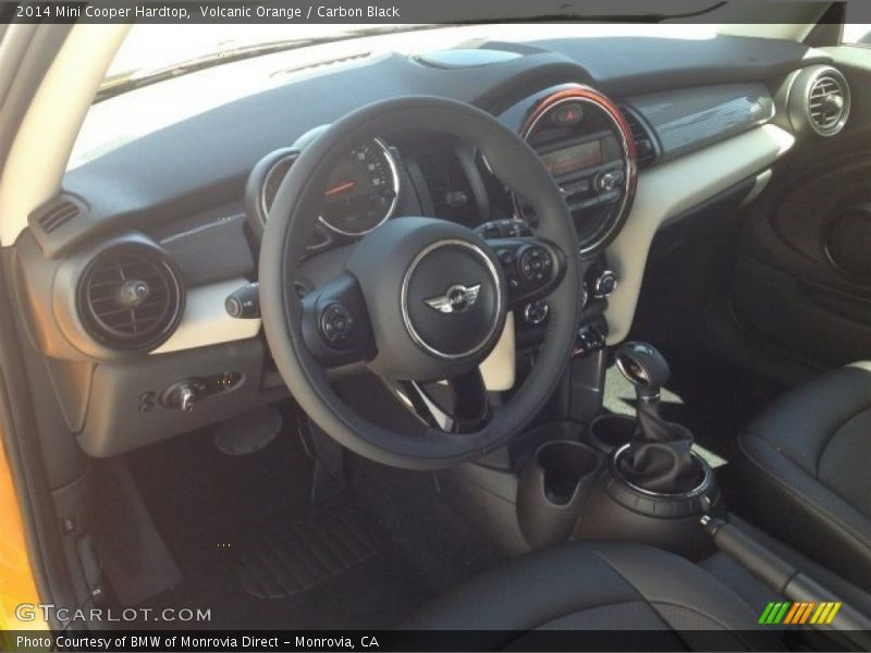 Volcanic Orange / Carbon Black 2014 Mini Cooper Hardtop