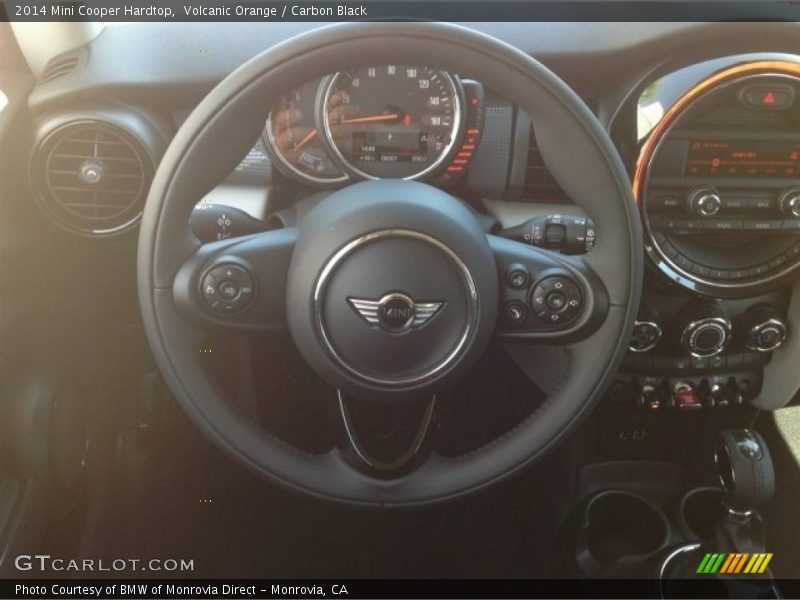 Volcanic Orange / Carbon Black 2014 Mini Cooper Hardtop