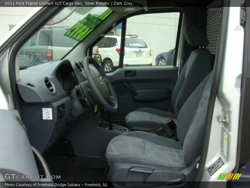  2011 Transit Connect XLT Cargo Van Dark Grey Interior