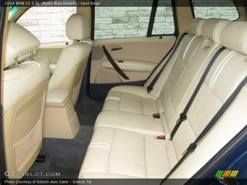 Mystic Blue Metallic / Sand Beige 2004 BMW X3 3.0i