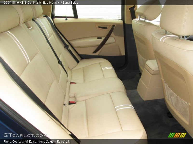 Mystic Blue Metallic / Sand Beige 2004 BMW X3 3.0i