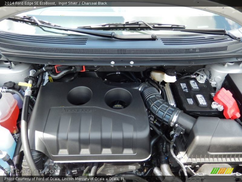 Ingot Silver / Charcoal Black 2014 Ford Edge SE EcoBoost