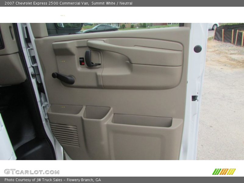 Summit White / Neutral 2007 Chevrolet Express 2500 Commercial Van