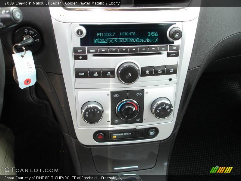 Golden Pewter Metallic / Ebony 2009 Chevrolet Malibu LT Sedan