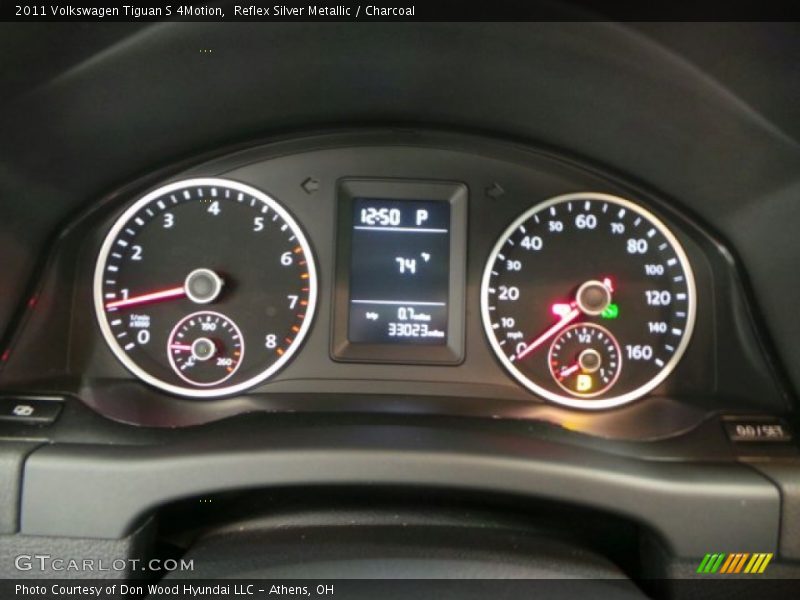 Reflex Silver Metallic / Charcoal 2011 Volkswagen Tiguan S 4Motion