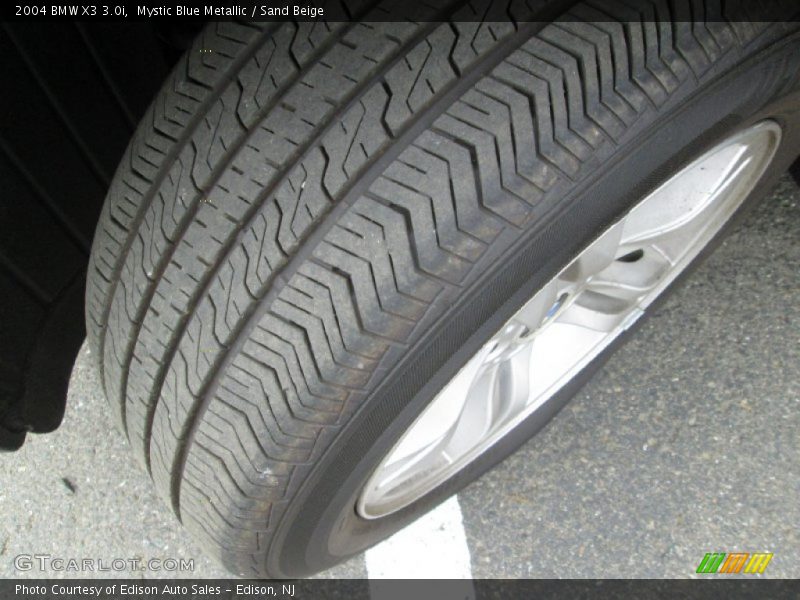 Mystic Blue Metallic / Sand Beige 2004 BMW X3 3.0i