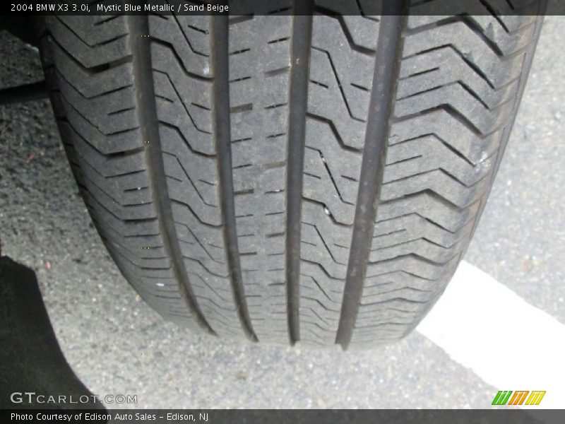 Mystic Blue Metallic / Sand Beige 2004 BMW X3 3.0i