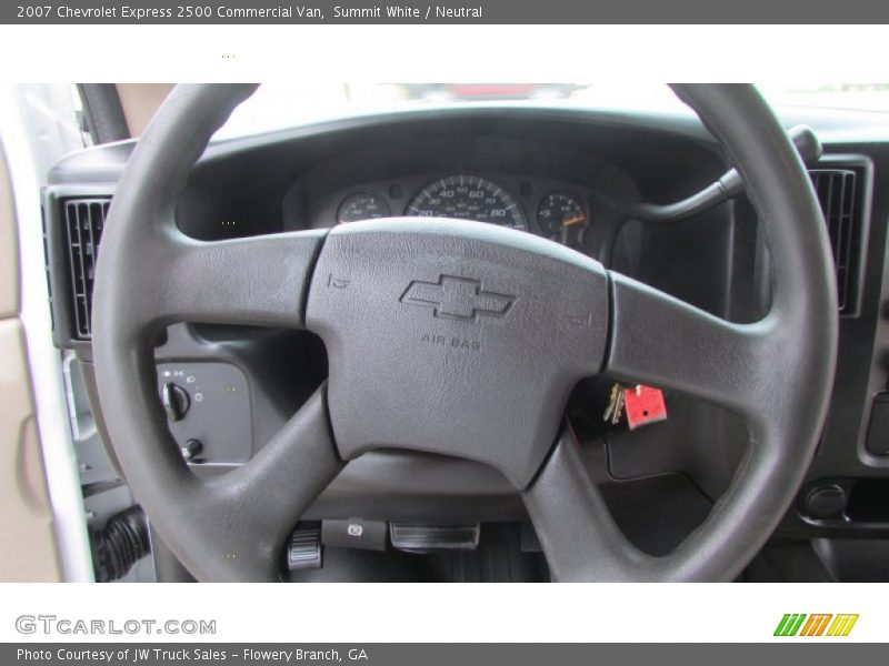 Summit White / Neutral 2007 Chevrolet Express 2500 Commercial Van