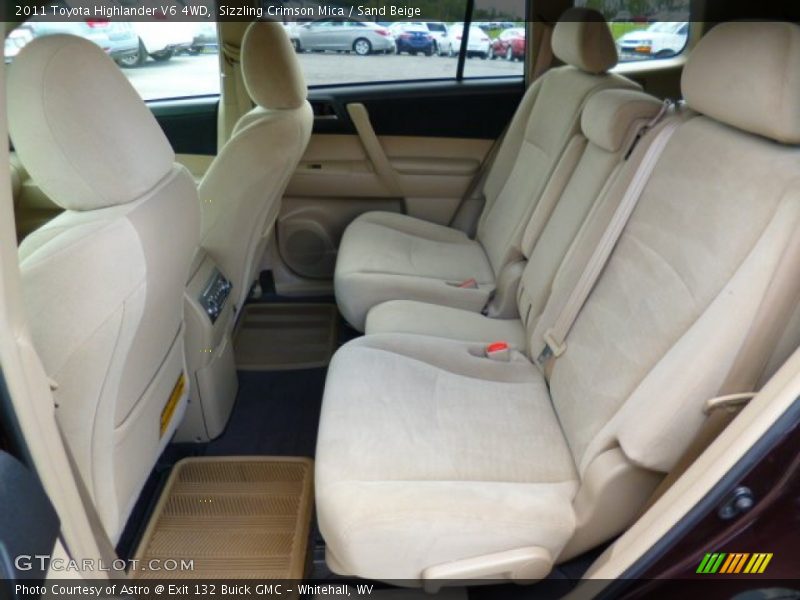 Sizzling Crimson Mica / Sand Beige 2011 Toyota Highlander V6 4WD