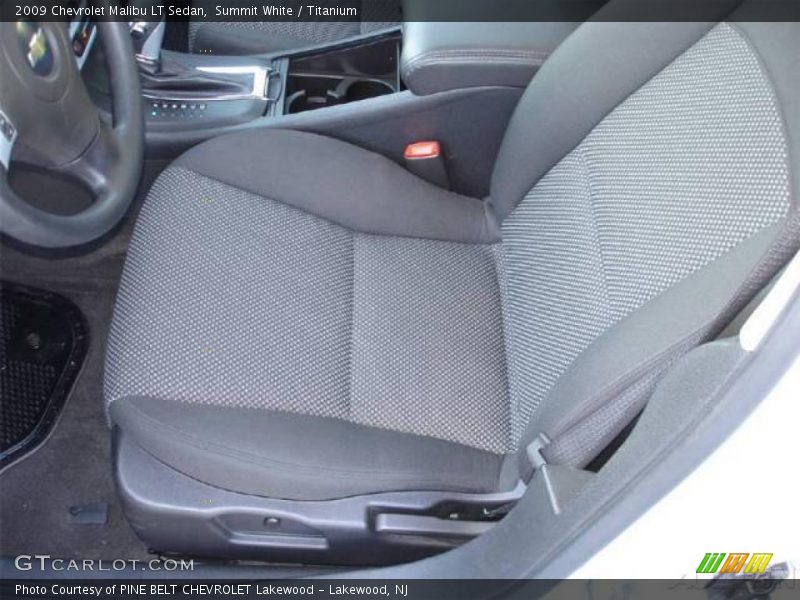 Summit White / Titanium 2009 Chevrolet Malibu LT Sedan