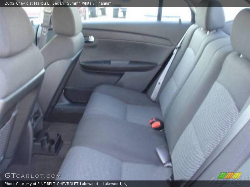Summit White / Titanium 2009 Chevrolet Malibu LT Sedan
