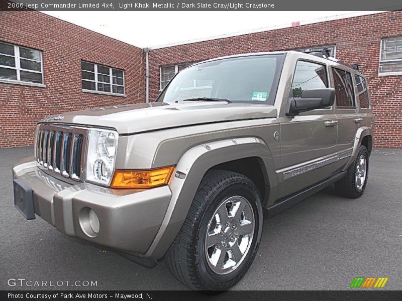 Light Khaki Metallic / Dark Slate Gray/Light Graystone 2006 Jeep Commander Limited 4x4