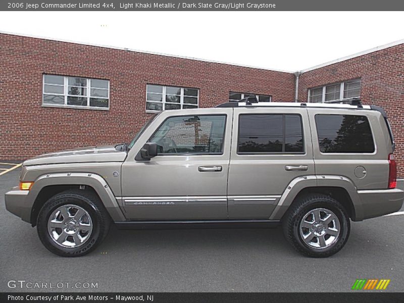 Light Khaki Metallic / Dark Slate Gray/Light Graystone 2006 Jeep Commander Limited 4x4
