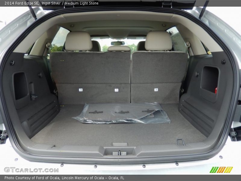 Ingot Silver / Medium Light Stone 2014 Ford Edge SE