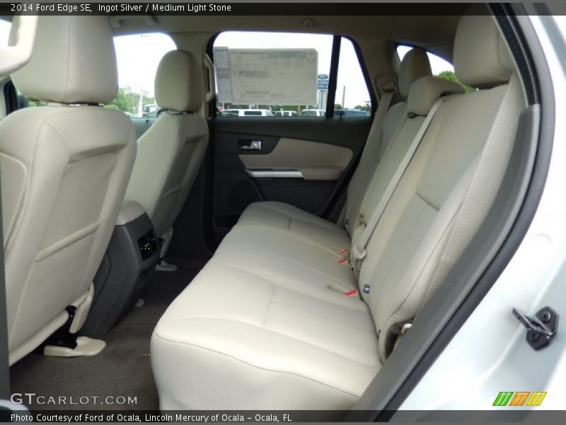Ingot Silver / Medium Light Stone 2014 Ford Edge SE