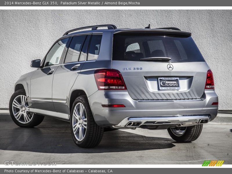 Palladium Silver Metallic / Almond Beige/Mocha 2014 Mercedes-Benz GLK 350
