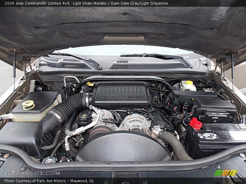 Light Khaki Metallic / Dark Slate Gray/Light Graystone 2006 Jeep Commander Limited 4x4