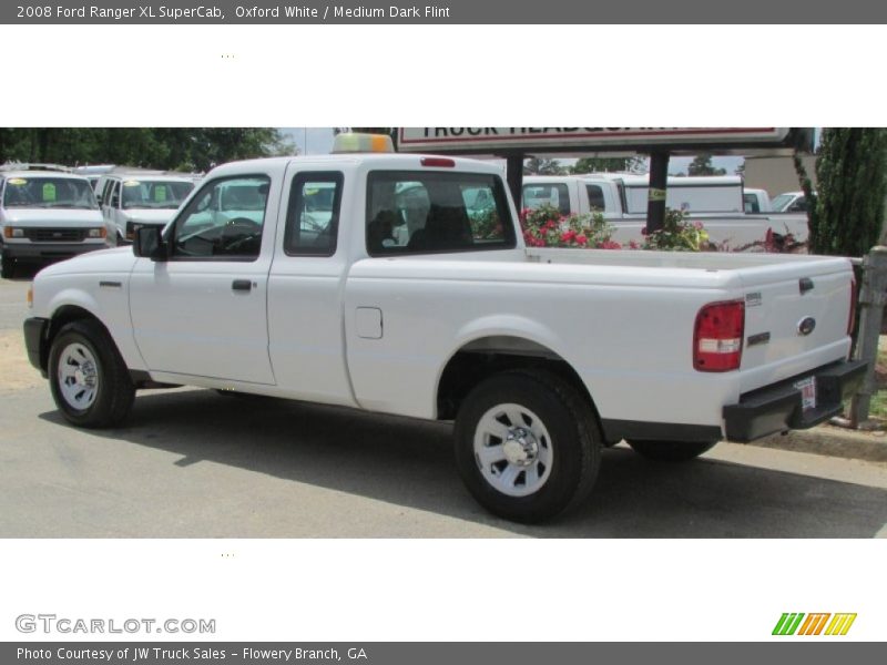 Oxford White / Medium Dark Flint 2008 Ford Ranger XL SuperCab
