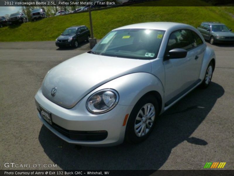 Reflex Silver Metallic / Titan Black 2012 Volkswagen Beetle 2.5L