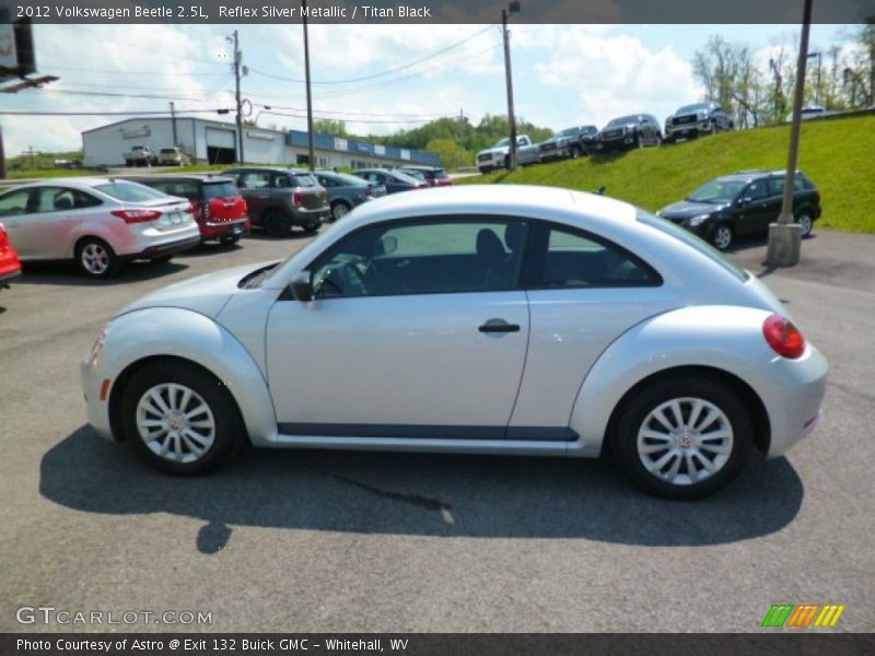 Reflex Silver Metallic / Titan Black 2012 Volkswagen Beetle 2.5L