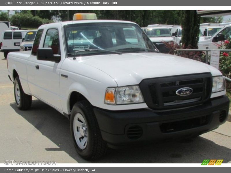 Oxford White / Medium Dark Flint 2008 Ford Ranger XL SuperCab