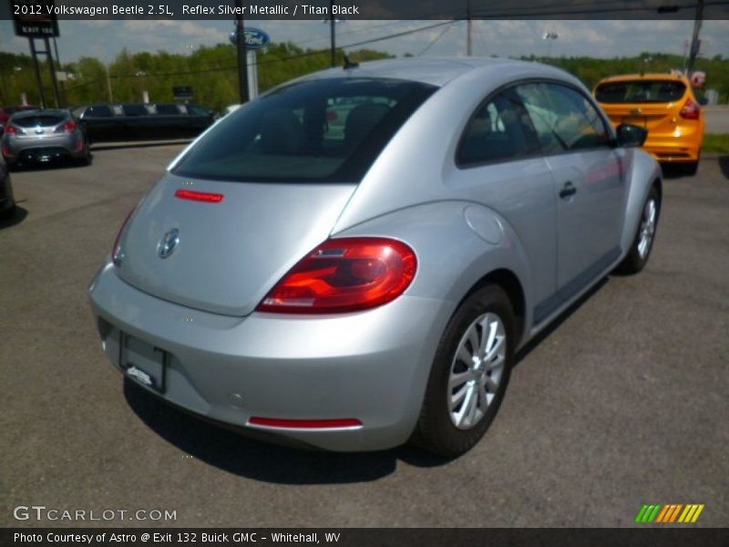 Reflex Silver Metallic / Titan Black 2012 Volkswagen Beetle 2.5L