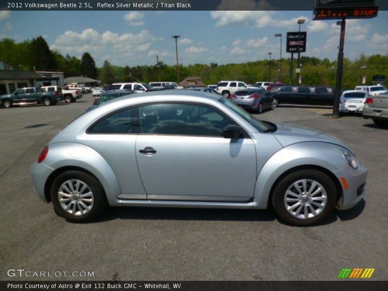 Reflex Silver Metallic / Titan Black 2012 Volkswagen Beetle 2.5L