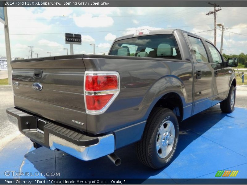 Sterling Grey / Steel Grey 2014 Ford F150 XL SuperCrew