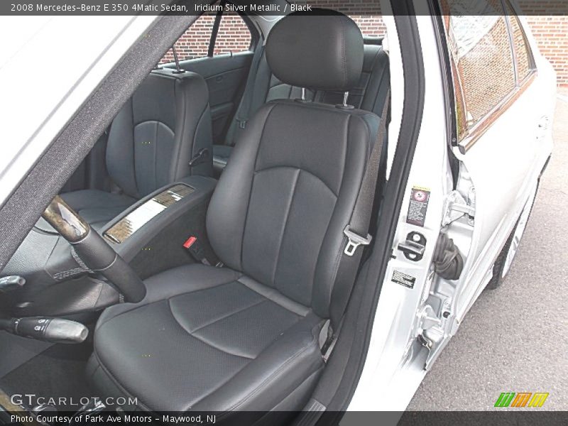 Iridium Silver Metallic / Black 2008 Mercedes-Benz E 350 4Matic Sedan