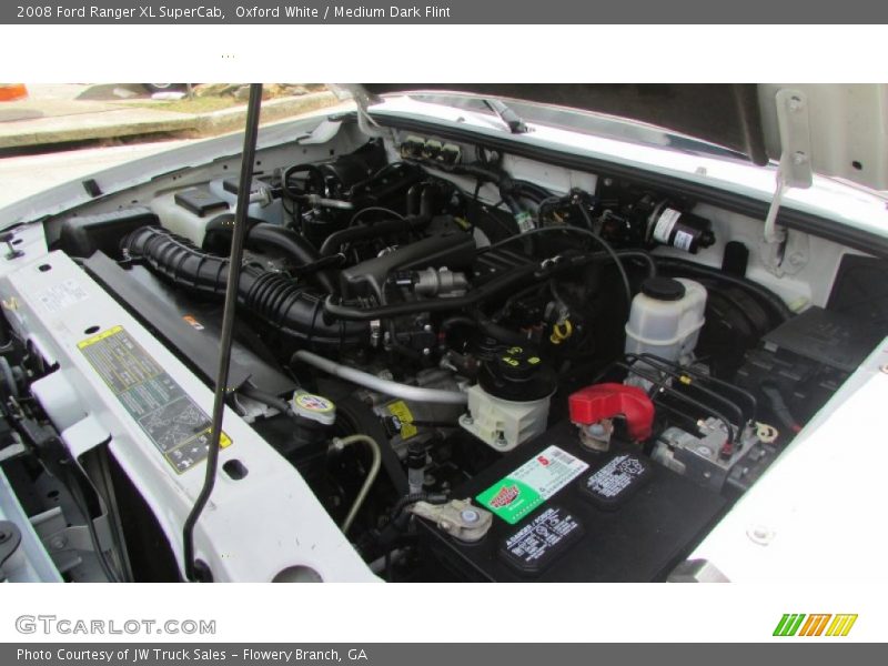 Oxford White / Medium Dark Flint 2008 Ford Ranger XL SuperCab