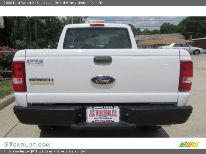 Oxford White / Medium Dark Flint 2008 Ford Ranger XL SuperCab