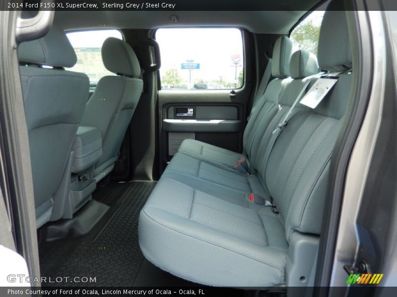 Rear Seat of 2014 F150 XL SuperCrew