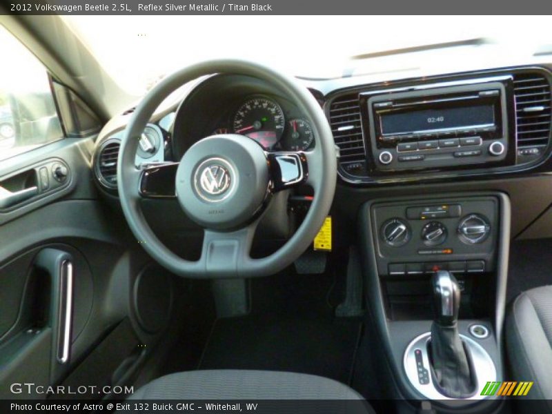 Reflex Silver Metallic / Titan Black 2012 Volkswagen Beetle 2.5L
