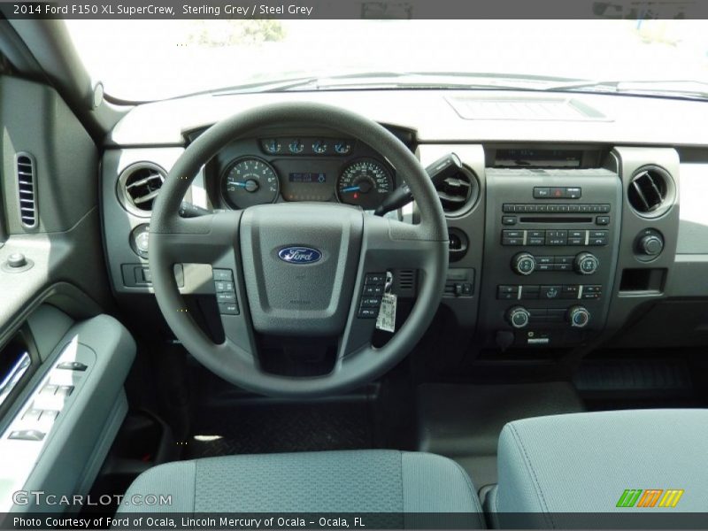 Sterling Grey / Steel Grey 2014 Ford F150 XL SuperCrew