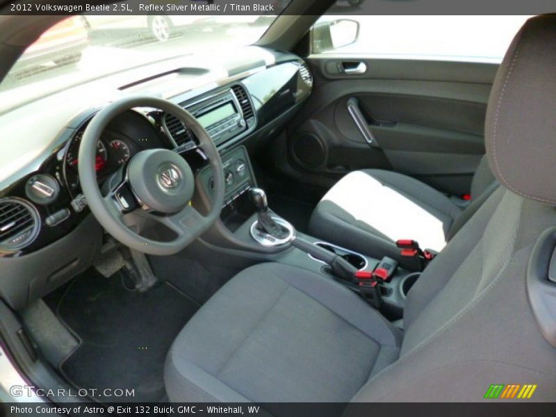 Reflex Silver Metallic / Titan Black 2012 Volkswagen Beetle 2.5L